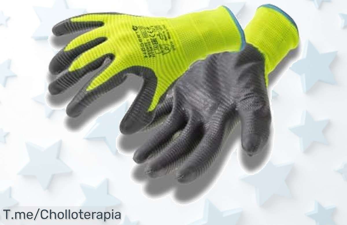Guantes Högert Technik: Agarre seguro y durabilidad única en tu trabajo, no dejes pasar este super chollo, ¡compra ahora antes que se agoten!