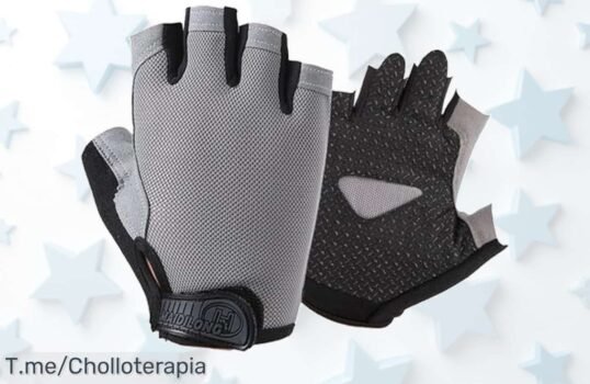 Guantes de Ciclismo Transpirables a Precio Loco: Disfruta de comodidad y agarre con este Ofertón Único ¡Compra ahora antes que se acaben las existencias volando!