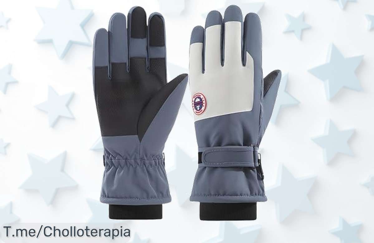 Guantes de Esquí Cálidos: Mantén tus Manos Calientes y Secas Usando tu Smartphone. ¡Oferta Limitada a un Precio Loco! No Dejes Pasar Este Super Chollo Antes de que Sea Tarde.