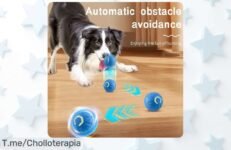 Haz feliz a tu mascota con la pelota inteligente que se mueve sola y rebota, ¡super chollo! Diversión garantizada por tiempo limitado ¡Compra ahora antes de que se acabe!
