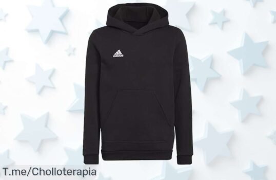 Haz que tu hijo brille con la sudadera Adidas Ent22 Hoody, un estilo único y energía contagiosa Aprovecha este ofertón antes de que desaparezca, ¡es ahora o nunca!