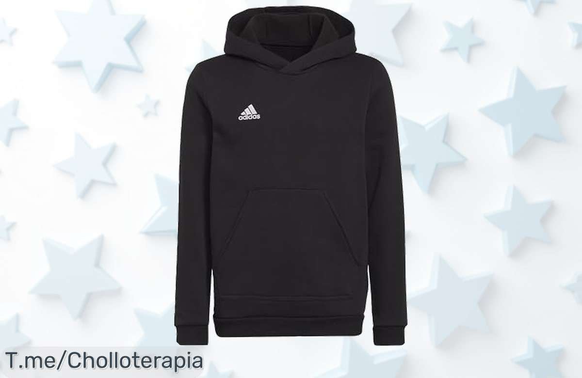 Haz que tu hijo brille con la sudadera Adidas Ent22 Hoody, un estilo único y energía contagiosa. Aprovecha este ofertón antes de que desaparezca, ¡es ahora o nunca!