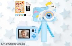 Haz que tus peques capturen recuerdos únicos con esta cámara digital infantil 1080P, diversión asegurada a un precio loco ¡No te quedes sin la tuya, oferta limitada!