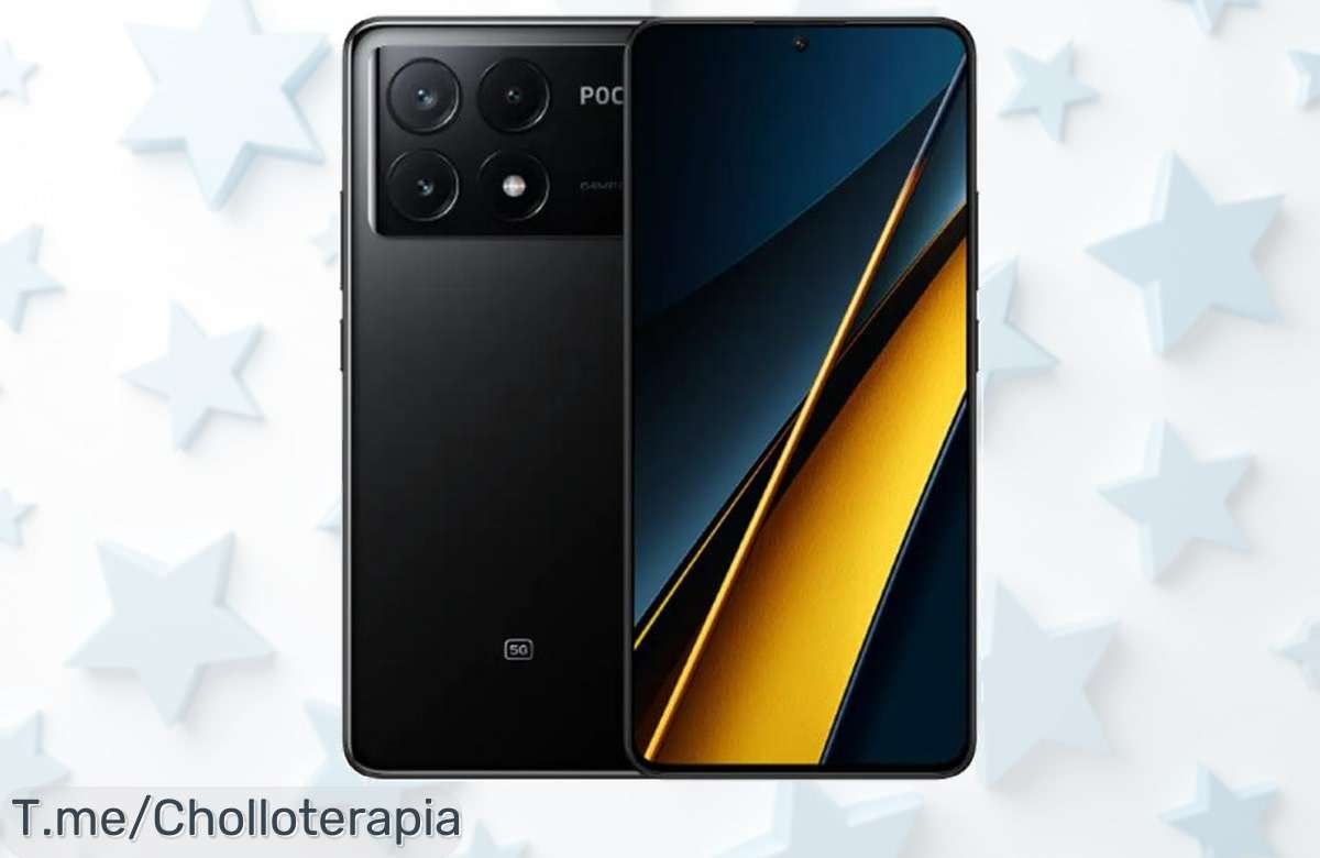 Hazte con el POCO X6 Pro 5G a un precio loco: Pantalla Flow AMOLED, cámara de 64 MP y mucho espacio. ¡No te quedes sin este super chollo, compra ya antes que se agote!