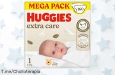 Huggies Extra Care Mega Pack: pañales suaves y confiables, ¡super chollo que tu bebé necesita! Garantiza su felicidad y comodidad Compra ya antes de que se agoten