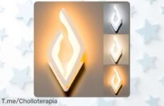Ilumina tu hogar con el aplique VUENICEE: luz suave y 3 colores mágicos para un ambiente especial Aprovecha este chollazo antes de que se agote ¡Compra ya!