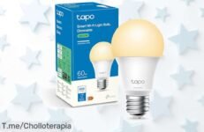 Ilumina tu hogar con la TPLink Tapo L510E: bombilla LED WiFi que puedes controlar con voz y brillo desde tu móvil Aprovecha este ofertón limitado y compra ya a precio de ganga