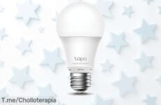 Ilumina tu hogar con la bombilla TPLink TAPO L520E, controla el brillo desde tu móvil y disfruta de un ambiente perfecto ¡Super chollo limitado, compra ya!