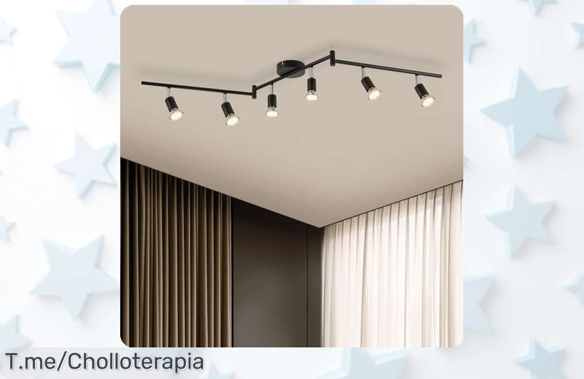 Ilumina tu hogar con nuestras lámparas de techo LED orientables a un precio loco y disfruta de un descuento brutal por tiempo limitado. ¡Apresúrate, es una oportunidad única!