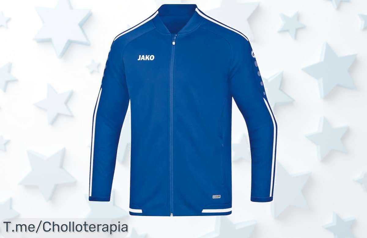 Impresionante chaqueta Jako Striker 2.0 para hombre a precio loco: destaca con estilo moderno y no dejes escapar este chollazo. ¡Compra ya antes de que se agote!