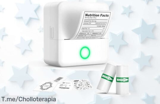 Impresora de etiquetas ETROBOT a un precio loco: lleva tu organización al siguiente nivel con dos rollos gratis ¡Hazte con este ofertón antes de que se agote!