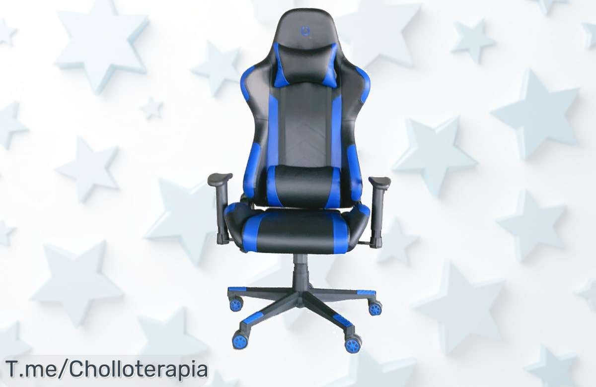 Impulsa tu comodidad con la silla gaming ergonómica PRIXTON: ajustable y con soporte lumbar. ¡Super chollo que no puedes dejar pasar! Compra ahora antes de que se agote.