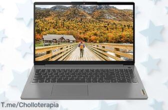 Impulsa tu diversión y productividad con el Lenovo IdeaPad 3 Gen 6: Potente Ryzen 5, almacenamiento veloz y cámara HD ¡No dejes escapar este super chollo, actúa ya!