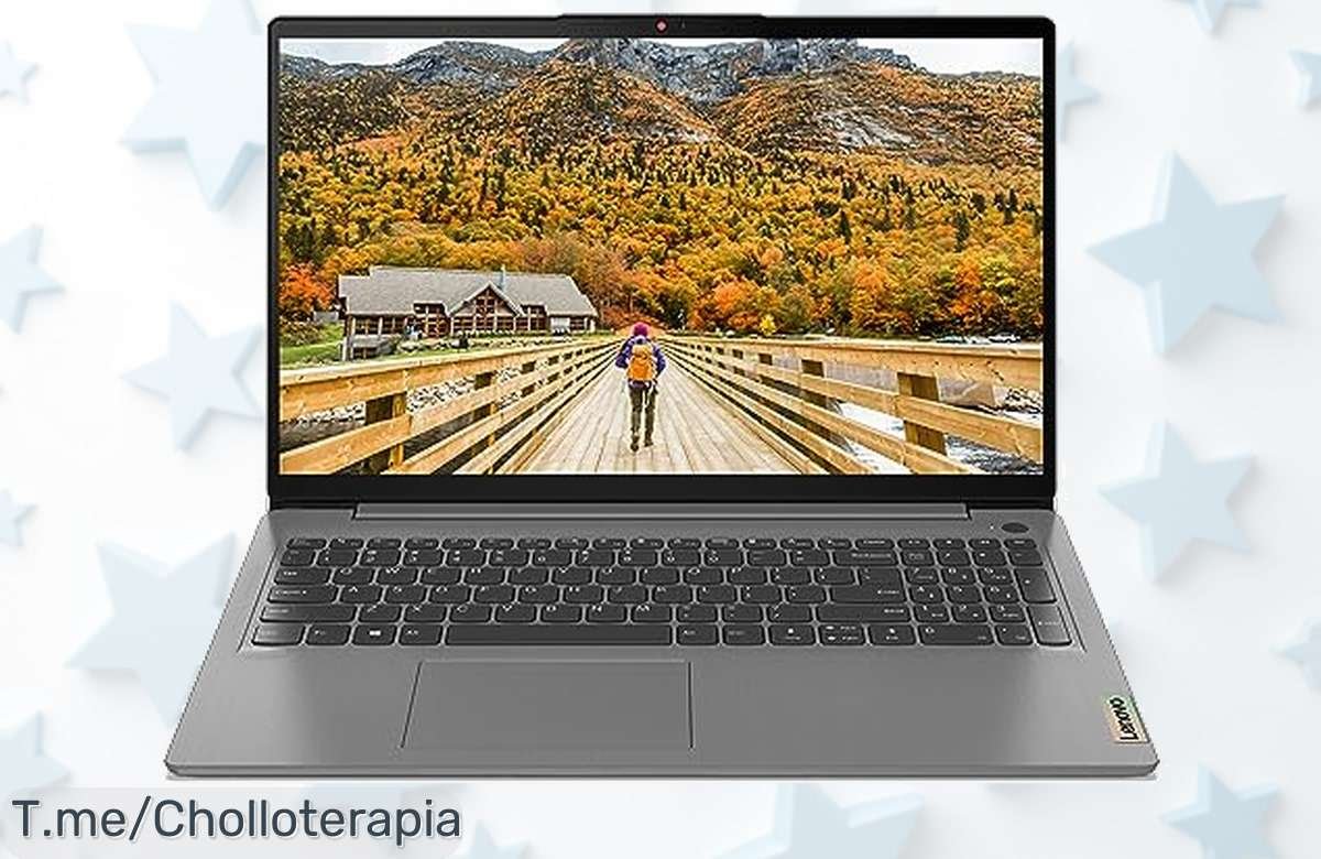 Impulsa tu diversión y productividad con el Lenovo IdeaPad 3 Gen 6: Potente Ryzen 5, almacenamiento veloz y cámara HD. ¡No dejes escapar este super chollo, actúa ya!