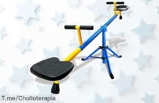 Increíble balancín giratorio 360 para los peques con descuento brutal, diversión asegurada en casa y patio ¡No dejes pasar este super chollo y compra ahora!