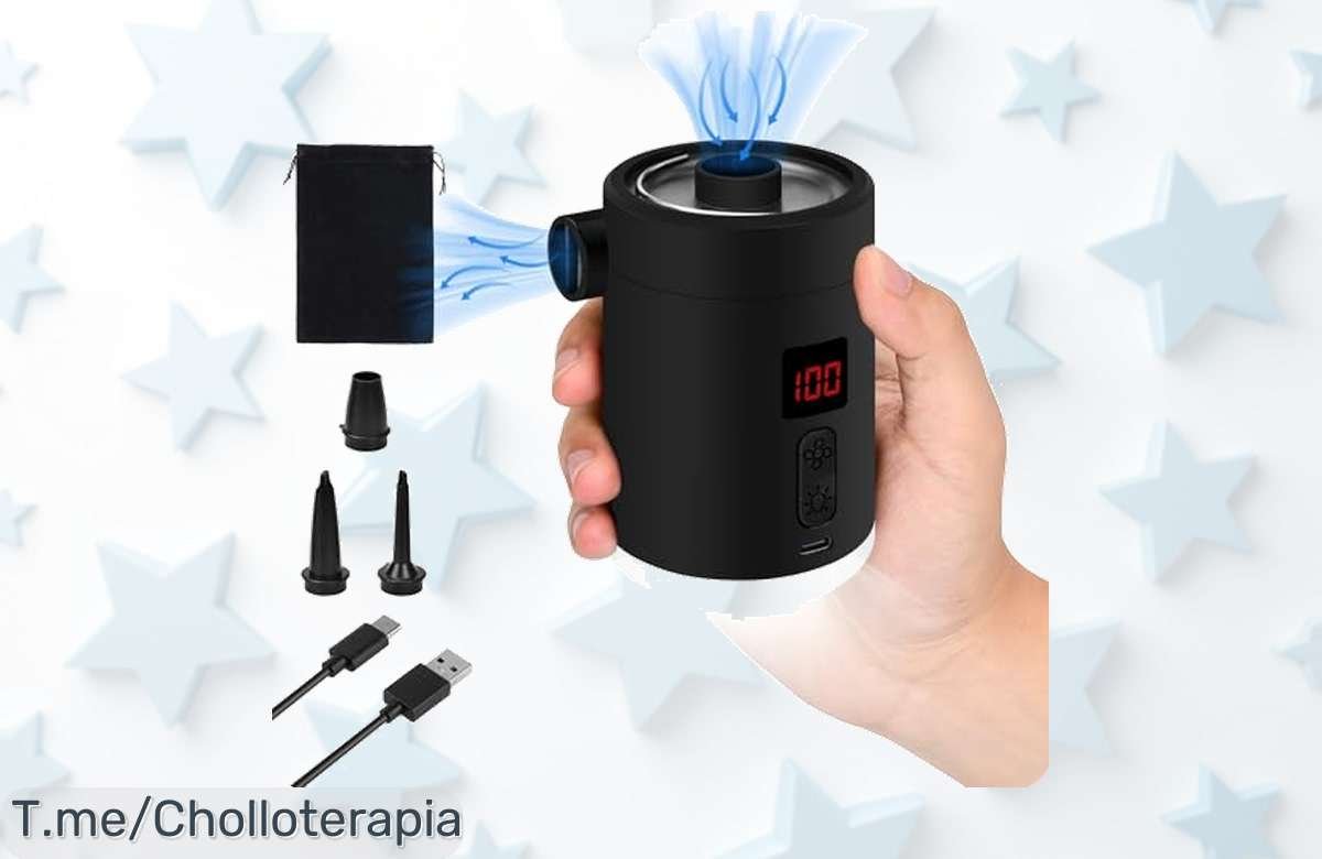 Inflador eléctrico Alffreude: ¡Aprovecha este super chollo y mejora tu verano en segundos! Oferta limitada, actúa ya antes de que se agoten.