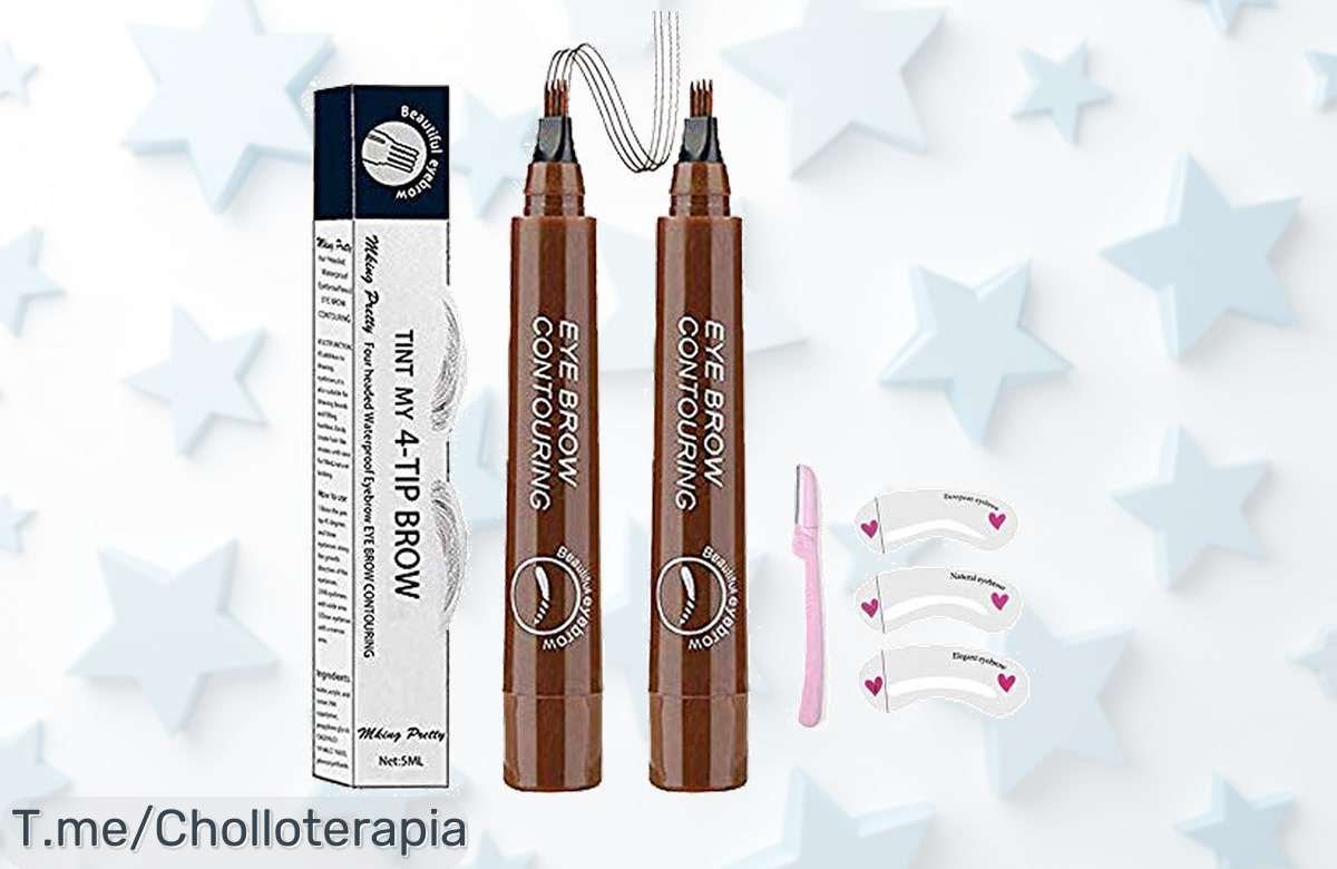 Lápiz Tatuaje de Cejas Impermeable: Consigue El Look Profesional Que Siempre Has Soñado a Precio Loco. Aprovecha Este Ofertón y Compra Ahora, ¡Las Unidades Son Limitadas!