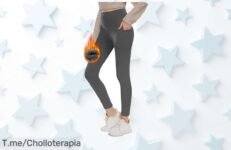 Leggings térmicos CAMPSNAIL: ¡abrigo y estilo en uno! Con forro polar y amplios bolsillos, aprovecha este super chollo antes de que se agoten ¡Compra ahora mismo!