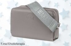 Llévate el bolso bandolera gris Hidetoshi Wakashima Takameru a un precio loco y destaca tu estilo con este super chollo, ¡compra ya antes de que se agote!