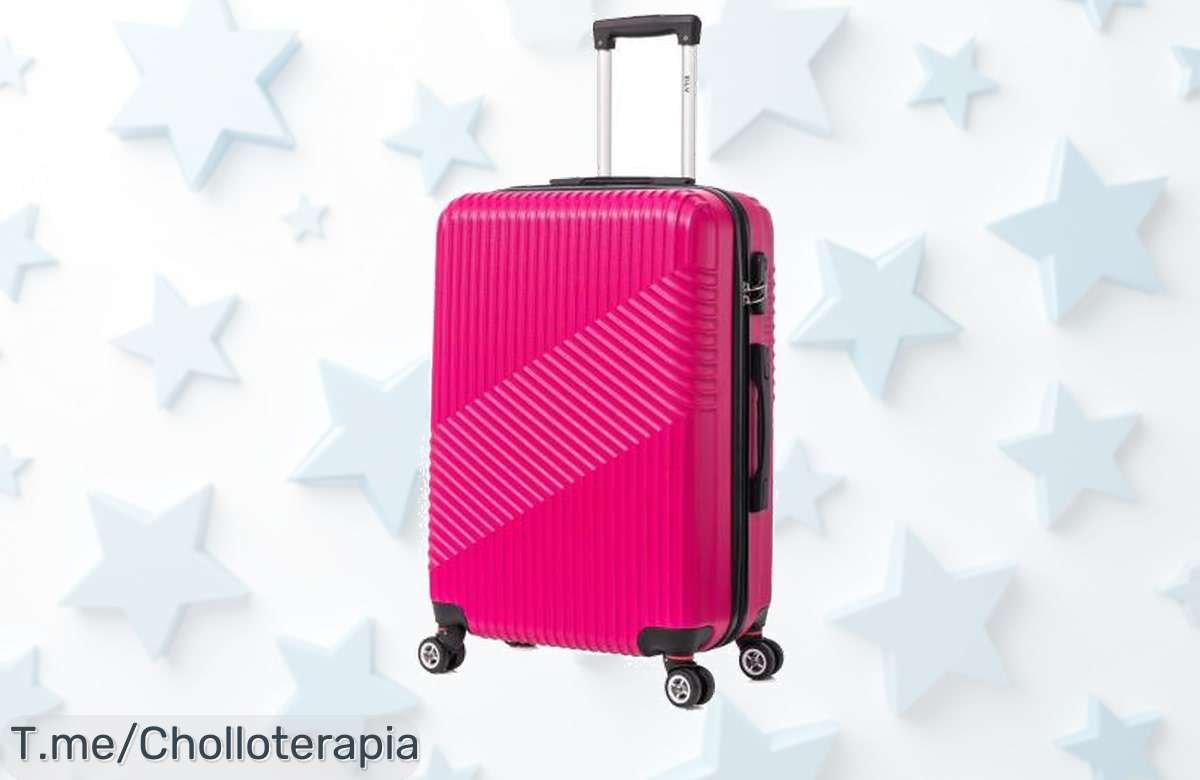 Maleta Starley de mano: el super chollo que necesitas con diseño robusto y 4 ruedas para viajar fácil. No te quedes sin la tuya, ¡compra ya antes de que se agoten!