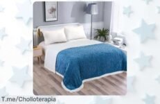 Manta de Borreguito Sherpa: La suavidad nunca vista en tu hogar, abrígate con un super chollo y disfruta del calor, compra ahora antes de que se acaben estas ofertas únicas