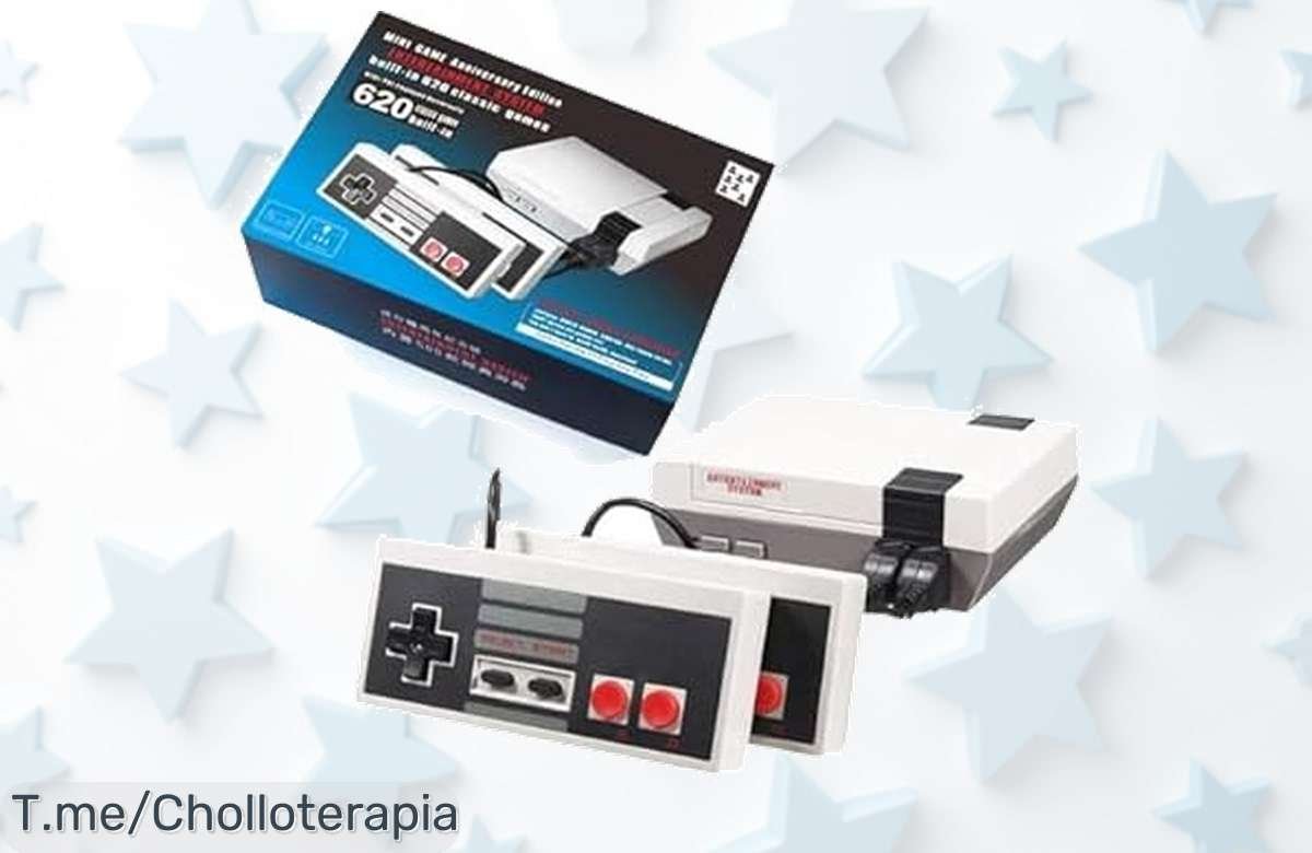 Mini Consola Retro con 620 Juegos a Precio Loco: Revive Clásicos y Diviértete como Nunca, ¡Aprovecha este Ofertón Limitado Antes de Que Se Agote!