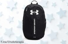 Mochila Under Armour UA Hustle Lite a precio loco: estilo único y cierre fácil que te acompaña siempre ¡Aprovecha este ofertón antes de que se agote!