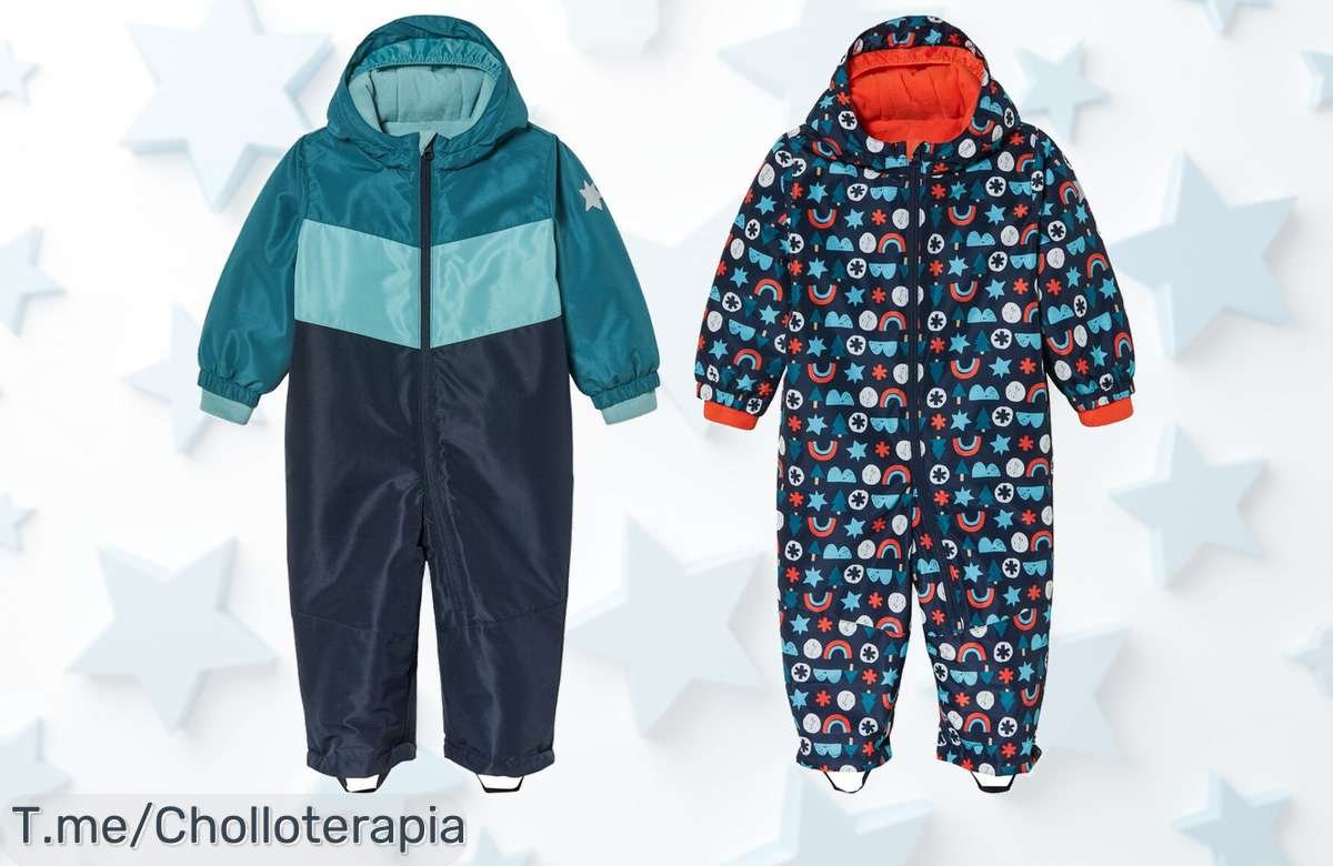 Mono de nieve para bebé: ¡super chollo con material reciclado! Tu pequeño estará abrigado y feliz. No esperes más, esta oferta nunca se había visto antes. ¡Consíguelo ya!