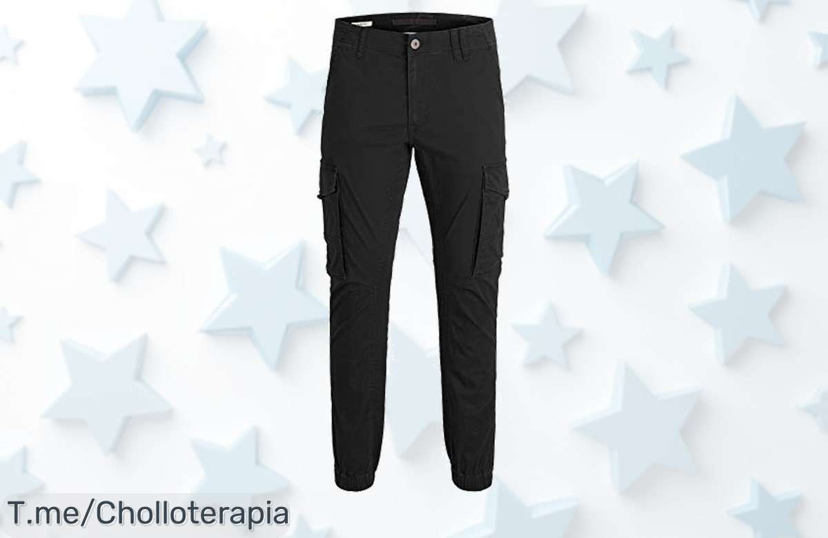 Pantalones Cargo Jack & Jones Jjipaul en oferta única, ligeros y cómodos para moverte sin límites. ¡No te pierdas este ofertón antes de que se agoten! Actúa ya.