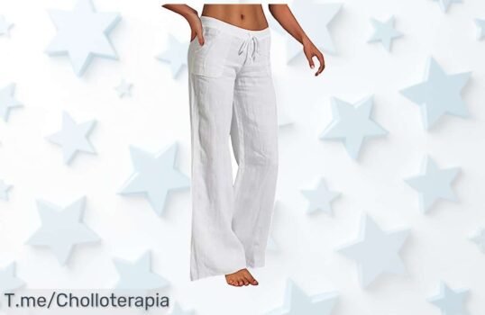 Pantalones de verano para mujer a precio loco: super cómodos y ajustables, perfectos para cualquier ocasión ¡Aprovecha este ofertón antes que se acabe! Compra ahora mismo