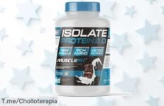 Potencia tu entrenamiento con el Isolate Protein CFM 2000g de MuscleFit, super chollo para crear músculo y sentirte más fuerte ¡Compra ya antes que se agote esta oferta única!