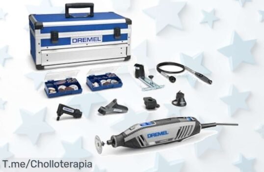 Potente Dremel de 175 W con 128 accesorios a precio loco; acelera tu creatividad y lleva tus proyectos al siguiente nivel, ¡compra ahora antes que se agote esta ofertón!