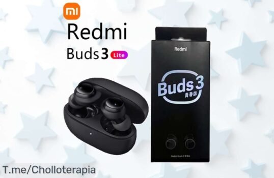 Potente oferta en auriculares Redmi Buds 3 Lite: inmersión total con Bluetooth 52 y 18 horas de batería, nunca visto a un precio loco, ¡compra ya antes que se agoten!