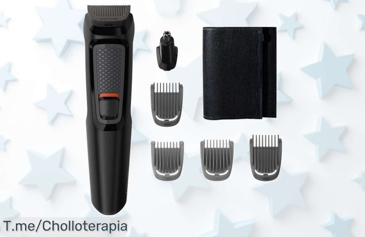 Potente set de arreglo personal Philips Serie 3000: ¡6 accesorios que transformarán tu look! Consigue un estilo increíble con cuchillas autoafilables a precio loco. ¡Compra ya, oferta limitada!