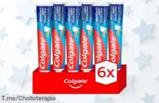 Protege la sonrisa de tu familia con 6 tubos de pasta Colgate Maximum Caries Protection a un precio loco, ¡no te quedes sin este ofertón limitado y compra ya!