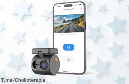 Protege tu coche con la KAWA 1296P QHD Mini Cámara de Coche, super visión nocturna y monitoreo 24H a un precio loco ¡Aprovecha este ofertón antes que se acabe!