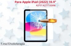 Protege tu iPad con un ofertón de protector de pantalla 9H, fácil instalación y anti huellas ¡No pierdas esta oportunidad única y cómpralo ya antes que se acabe!