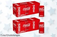 Refresca tu verano con el pack de 20 minilatas de CocaCola Original a un precio loco, sorprende a todos y actúa rápido, ¡la oferta es limitada y nunca vista!