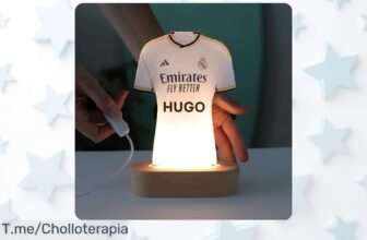 Regalo Soñado Para Futboleros: Lámpara Personalizada Del Madrid Con Tu Frase, Un Chollazo Único Que Hará Brillar Cumpleaños Y Comuniones ¡Consíguela Ya Antes De Que Se Agote!