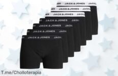 Renueva tu cajón con 7 bóxers Jack & Jones a un precio loco, confort inigualable para cada día No pierdas este ofertón limitado, ¡compra ahora antes de que se agoten!