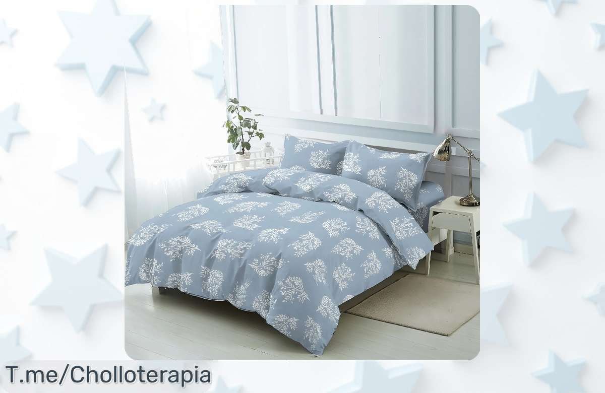 Renueva tu cama con la funda nórdica DEKORA SOUL y disfruta de su suave tacto. ¡Super chollo que no puedes dejar pasar, compra ahora antes de que se agote!