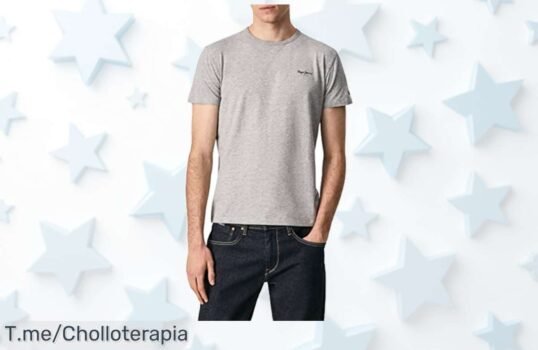 Renueva tu estilo con las Pepe Jeans Original Basic 3 N Camisetas en gris, realza tu figura y no dejes escapar este super chollo antes que se agoten ¡Actúa ya!