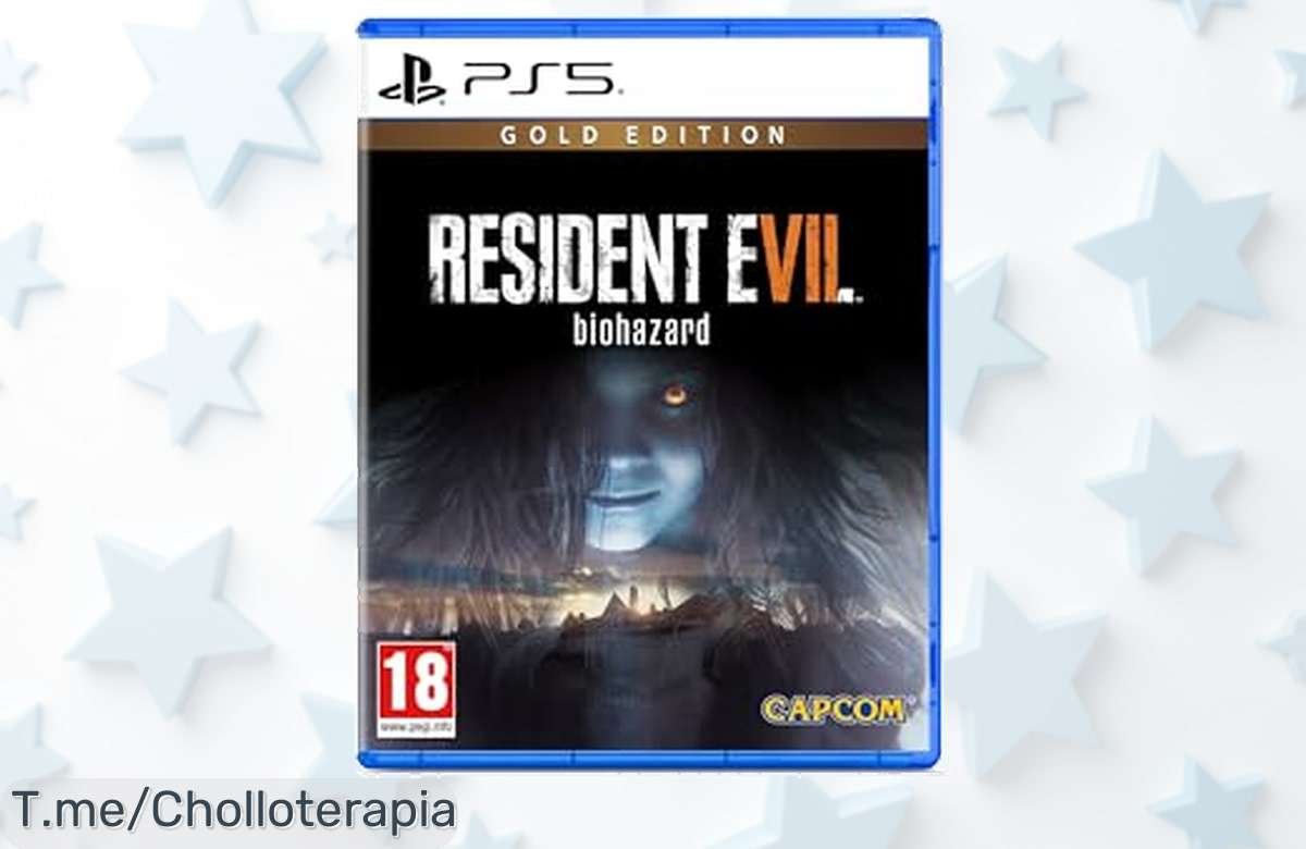 Resident Evil 7 Gold Edition para PS5: ¡Sumérgete en el terror absoluto con todos los DLCs a un precio loco! No dejes pasar este ofertón, corre antes que se acabe.
