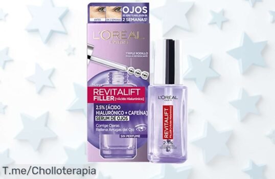 Revitaliza tu mirada con el super chollo de L'Oreal: sérum que llena arrugas y alivia ojeras, nunca visto a un precio de ganga ¡Actúa ya antes de que se agote!