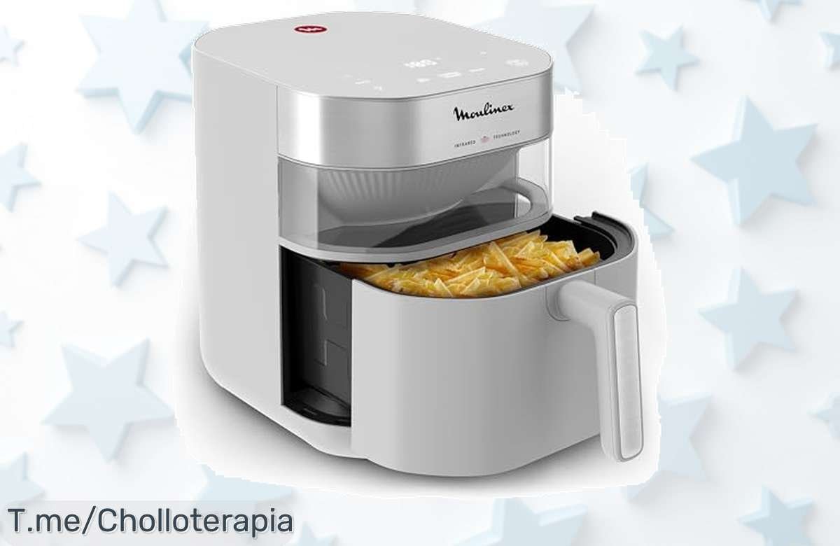 Revoluciona tu cocina con la Easy Fry Infrared, freidora de aire que cocina delicioso y crujiente ¡con hasta un 99% menos de grasa! Aprovecha este ofertón antes de que se agote.