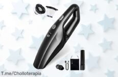 Revoluciona tu limpieza con el aspirador de mano Servomaster, potente y sin cable ¡Aprovecha este super chollo solo por tiempo limitado! No te lo pierdas