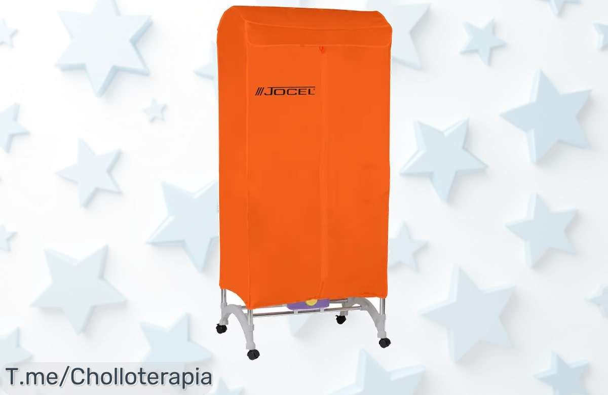 Secadora eléctrica compacta: seca tu ropa rápido y sin humedad con este ofertón único que no puedes dejar pasar. ¡Aprovecha el precio loco y compra ya!