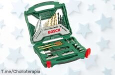Set de 50 brocas y puntas Bosch a precio loco, calidad garantizada para perforar metal, madera y mampostería ¡Aprovecha este ofertón antes que se agote!