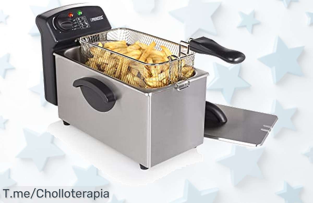 Sorpréndete con la Freidora Eléctrica de 3L: cocina deliciosas papas fritas en un instante a precio loco, solo por tiempo limitado. ¡No te quedes sin ella, actúa ya!