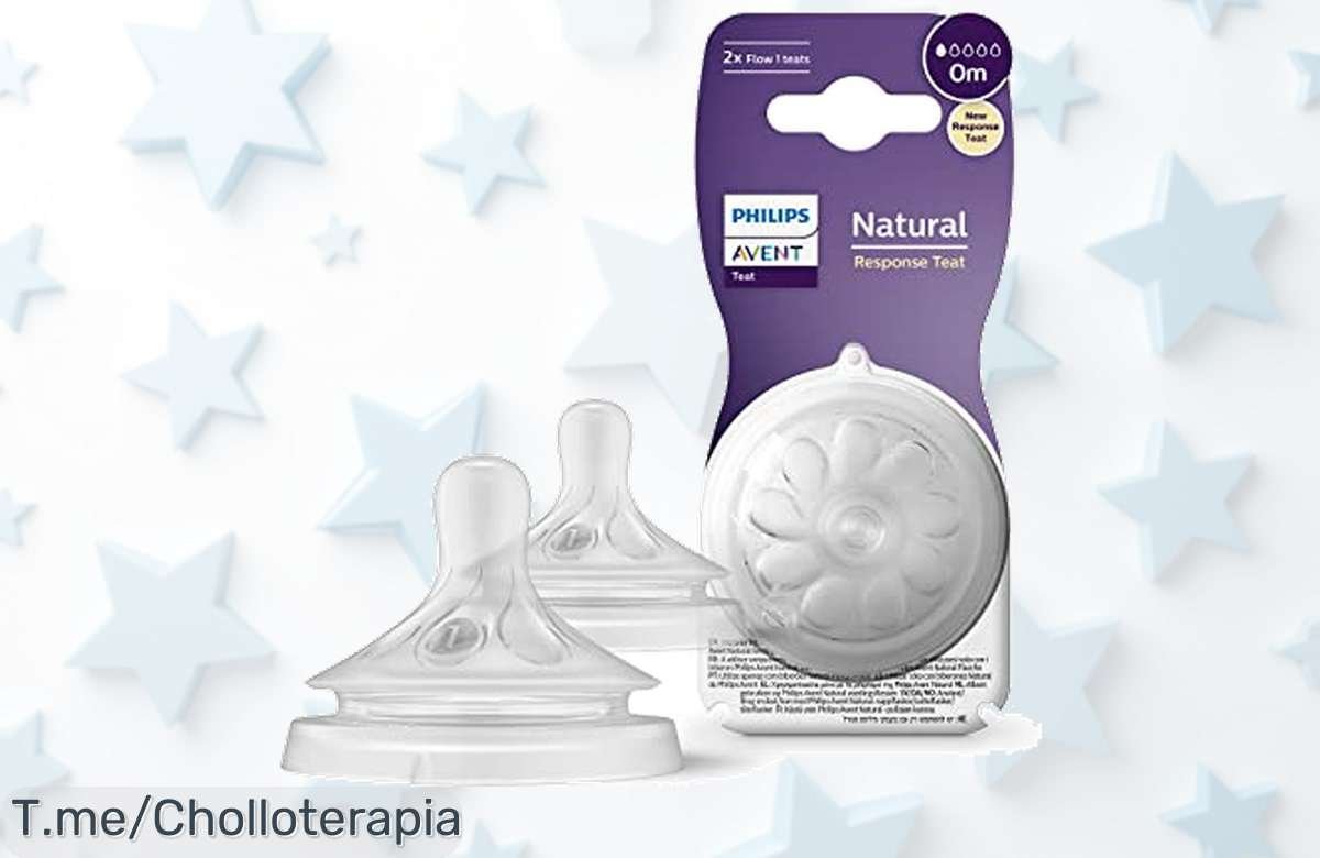 Tetinas Philips Avent: Flujo personalizado y válvula anticólicas, el super chollo que hará feliz a tu bebé. ¡Compra ya antes de que se acabe esta oferta única!